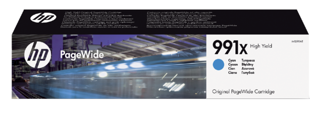 Ink cartridge HP M0J90AE 991X blue Ink cartridge HP M0J90AE 991X blue