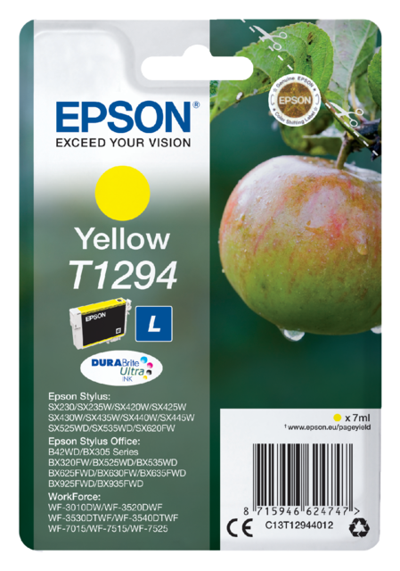 2666356 inkcartridge epson t1294 l geel