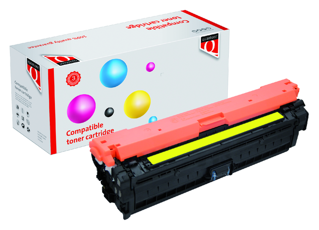 K15586PR tonercartridge quantore hp ce742a 7.3k geel