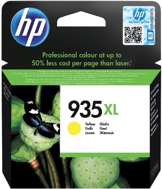 Ink cartridge HP C2P26AE 935XL yellow Ink cartridge HP C2P26AE 935XL yellow