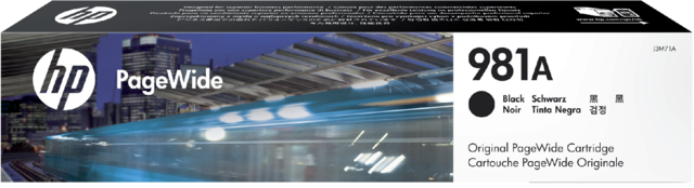 Ink cartridge HP J3M71AE 981A black Ink cartridge HP J3M71AE 981A black