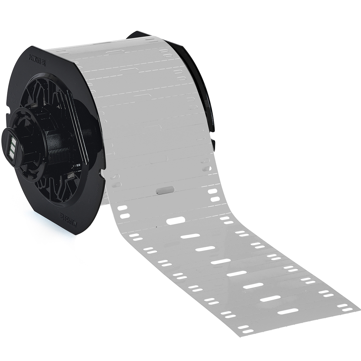 197543-B33-60x10-7598-SV Polyester kabeltag voor BBP33/i3300-printers, 60,00 mm (B) x 10,00 mm (H), Zilver