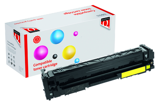 Tonercartridge Quantore alternatief tbv HP CF532A 205A geel Tonercartridge Quantore alternatief tbv HP CF532A 205A geel