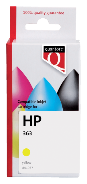 Inktcartridge Quantore alternatief tbv HP C8773EE 363 geel Inktcartridge Quantore alternatief tbv HP C8773EE 363 geel