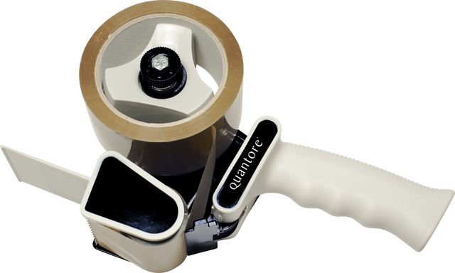 Verpakkingstape dispenser Quantore tbv rollen van 50mmx60m Verpakkingstape dispenser Quantore tbv rollen van 50mmx60m