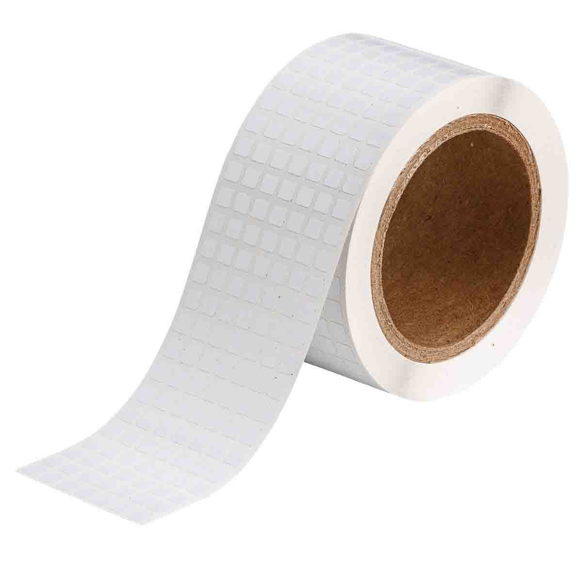 029912_THT-70-473-20 Thermal Transfer Printable Labels, 6,35 mm (W) x 6,35 mm (H), White
