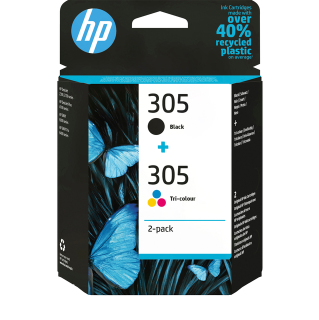 Ink cartridge HP 6ZD17AE 305 black + 3 colors Ink cartridge HP 6ZD17AE 305 black + 3 colors