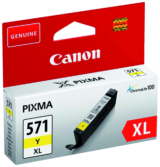 2429919 inkcartridge canon cli-571xl geel