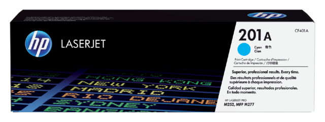 Toner cartridge HP CF401A 201A blue