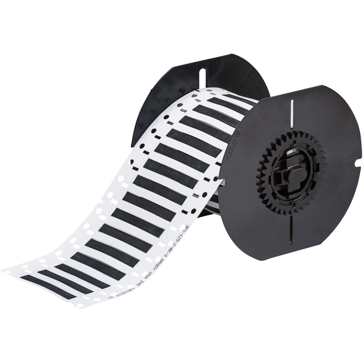 142921-B33D-125-2-342BK PermaSleeve polyolefin krimpkousen voor BBP33/i3300-printers, 50,80 mm (B) x 5,97 mm (H), Zwart