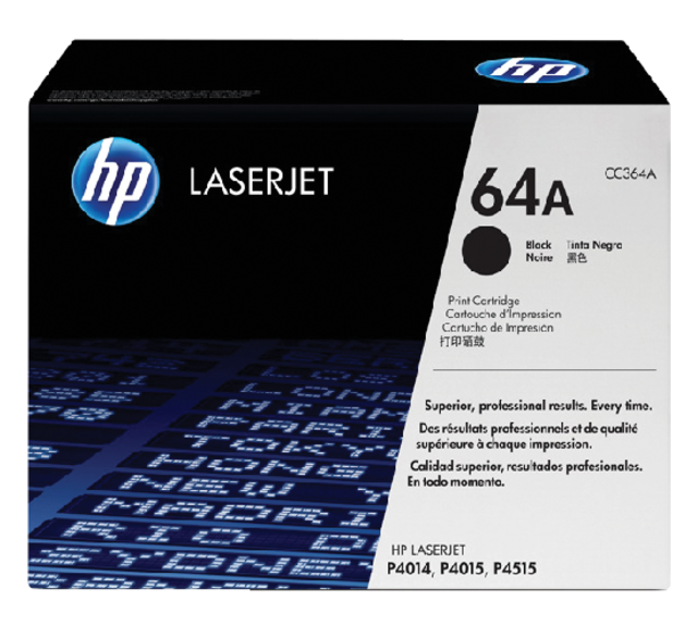 Toner cartridge HP CC364A 64A black Toner cartridge HP CC364A 64A black