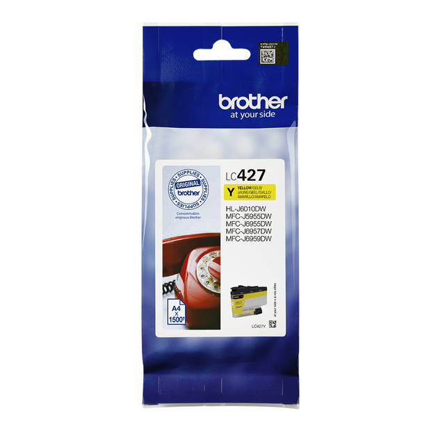 LC427Y inkcartridge brother lc-427y geel
