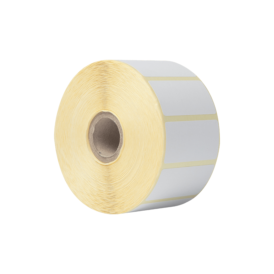 BDE-1J026051-102 voorgestanste labelrol: 51 x 26 mm – direct thermisch - wit (1900 labels/rol)