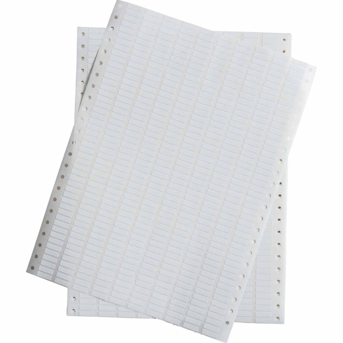 028968_DAT-15-502-10 DaTab Dot Matrix Printable Labels, 16,51 mm (W) x 5,08 mm (H), White 028968_DAT-15-502-10 DaTab Dot Matrix Printable Labels, 16,51 mm (W) x 5,08 mm (H), White