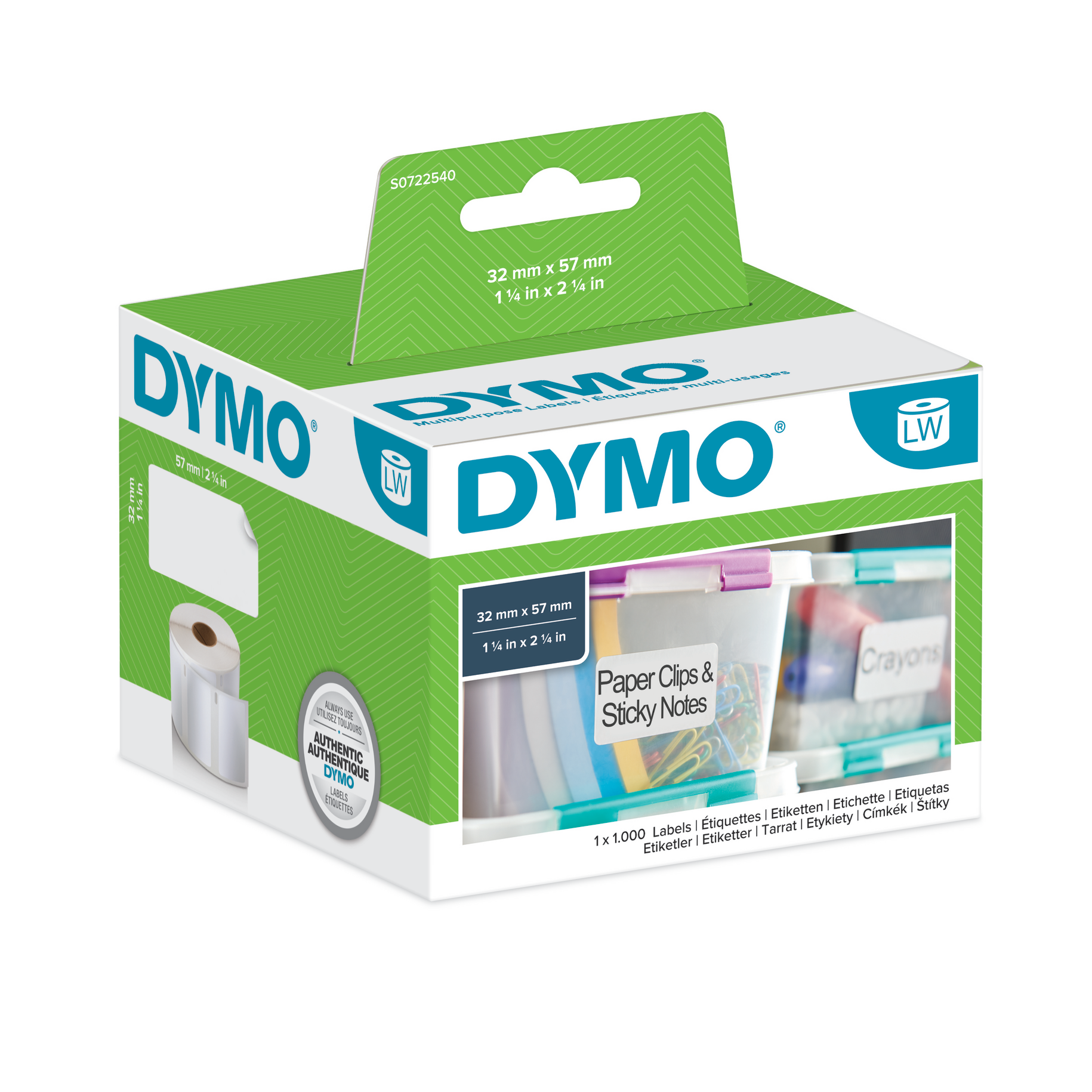 Dymo 11354 Verwijderbare multifunctionele etiketten Dymo 11354 Verwijderbare multifunctionele etiketten