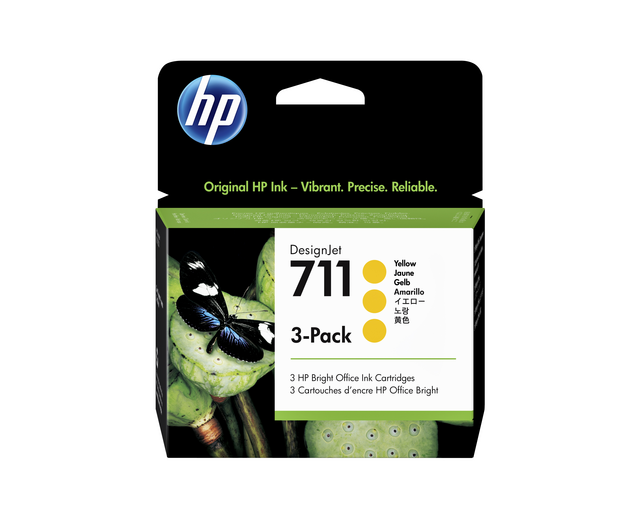 Ink cartridge HP CZ136A 711 yellow Ink cartridge HP CZ136A 711 yellow