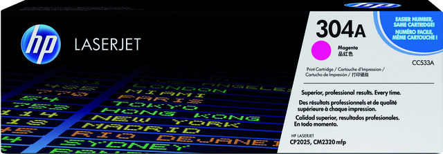 Toner cartridge HP CC533A 304A red