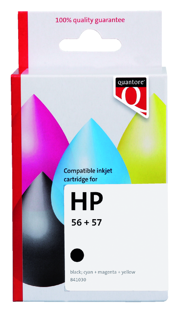 K10103PR inkcartridge quantore hp 56 57 sa342ae zwart kleur