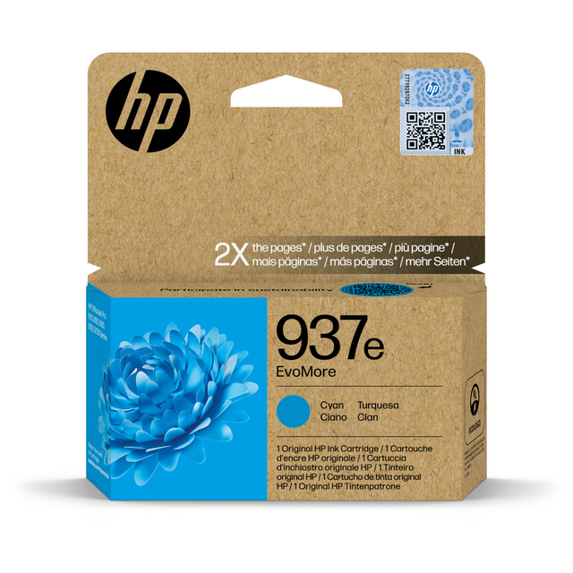 Ink cartridge HP 4S6W6NE 937E Evomore blue