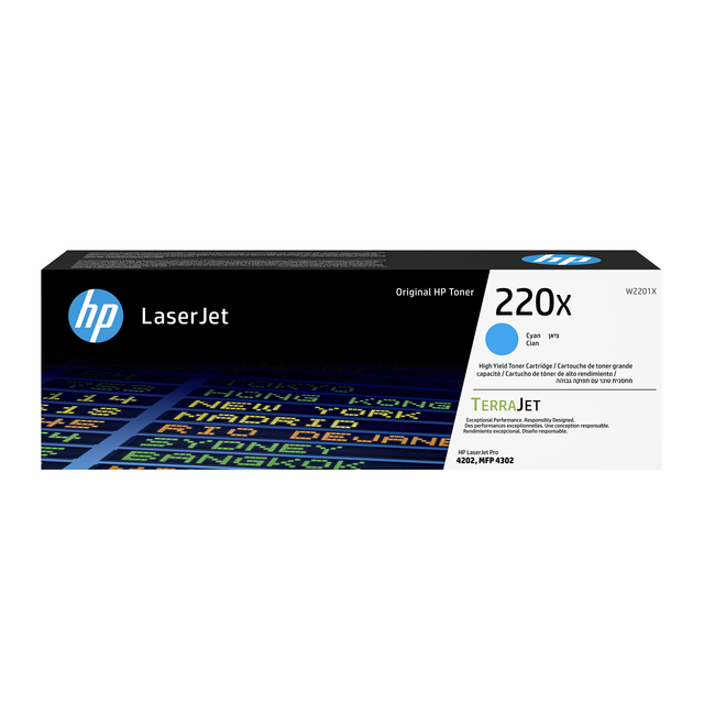 Toner cartridge HP W2201X 220X blue