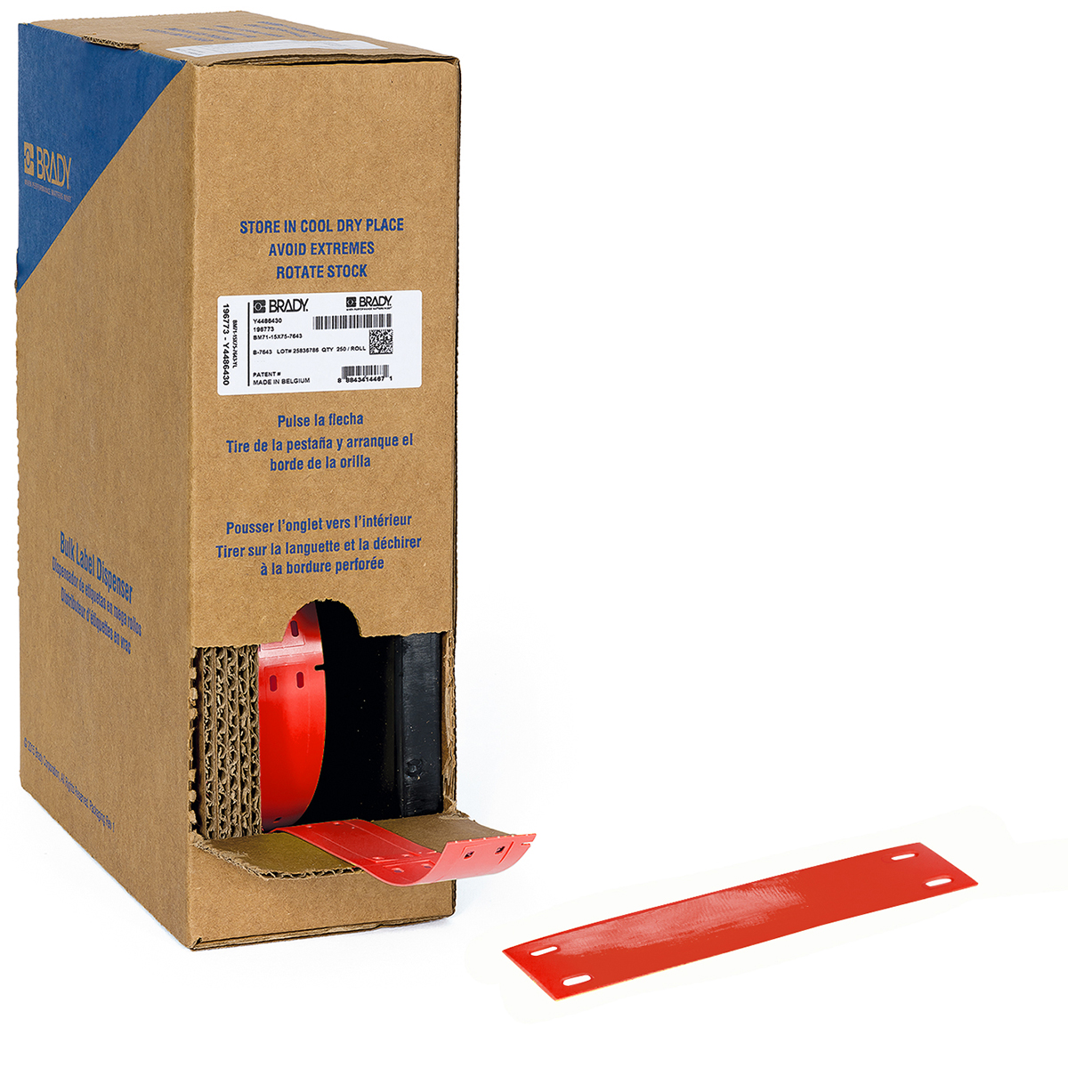 BMP71 BMP61 M611 TLS2200 Polyester aanhanger bulkverpakking