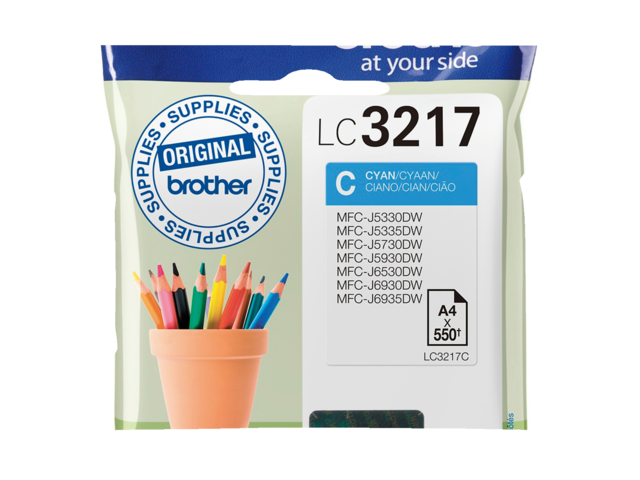 LC3217C inkcartridge brother lc-3217 blauw