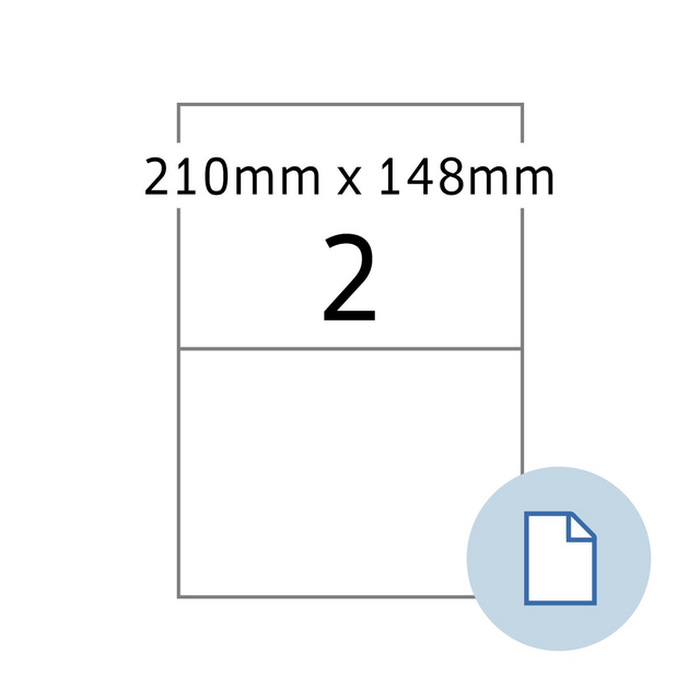 HERMA 8402 A4 EXPR 500 Label, 210x148mm, White, 1,000 pieces