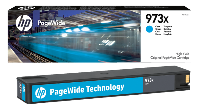 Ink cartridge HP F6T81AE 973X blue Ink cartridge HP F6T81AE 973X blue