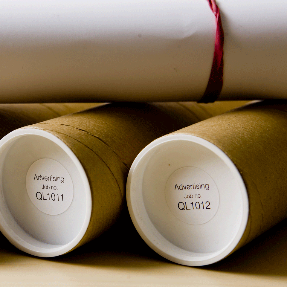 DK-11219 12 mm Ø rond etiket - wit DK-11219 12 mm Ø rond etiket - wit