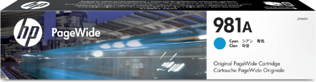 Ink cartridge HP J3M68A 981A blue