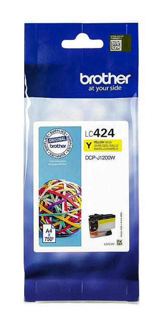 INK CARTRIDGE BROTHER LC-424Y YELLOW