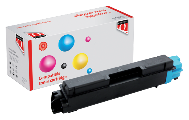 Toner Quantore alternatief tbv Kyocera TK-590C blauw Toner Quantore alternatief tbv Kyocera TK-590C blauw