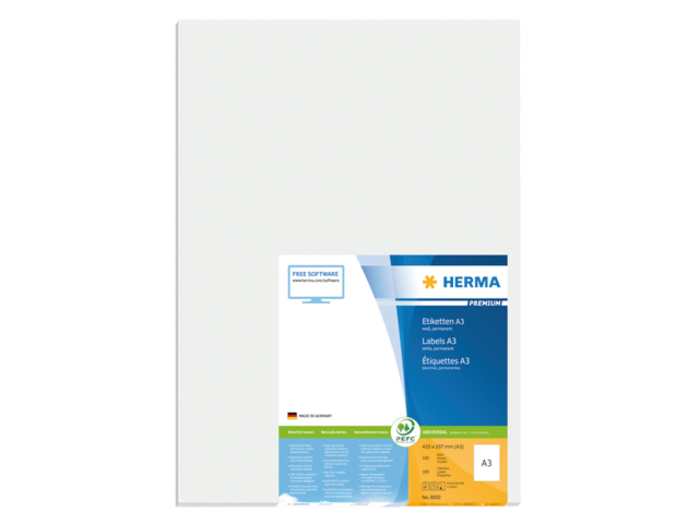 8692 etiket herma 8692 420x297mm 100st