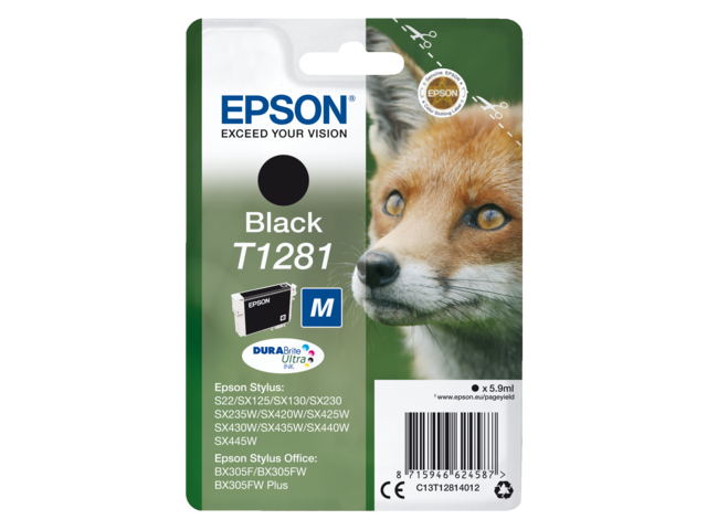 2666329 inkcartridge epson t1281 zwart