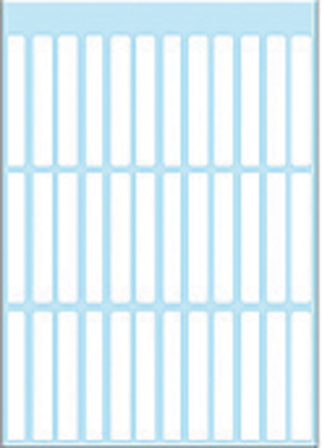 Etiket HERMA 3735 5x35mm wit 252 stuks Etiket HERMA 3735 5x35mm wit 252 stuks