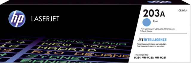 Toner cartridge HP CF541A 203A blue