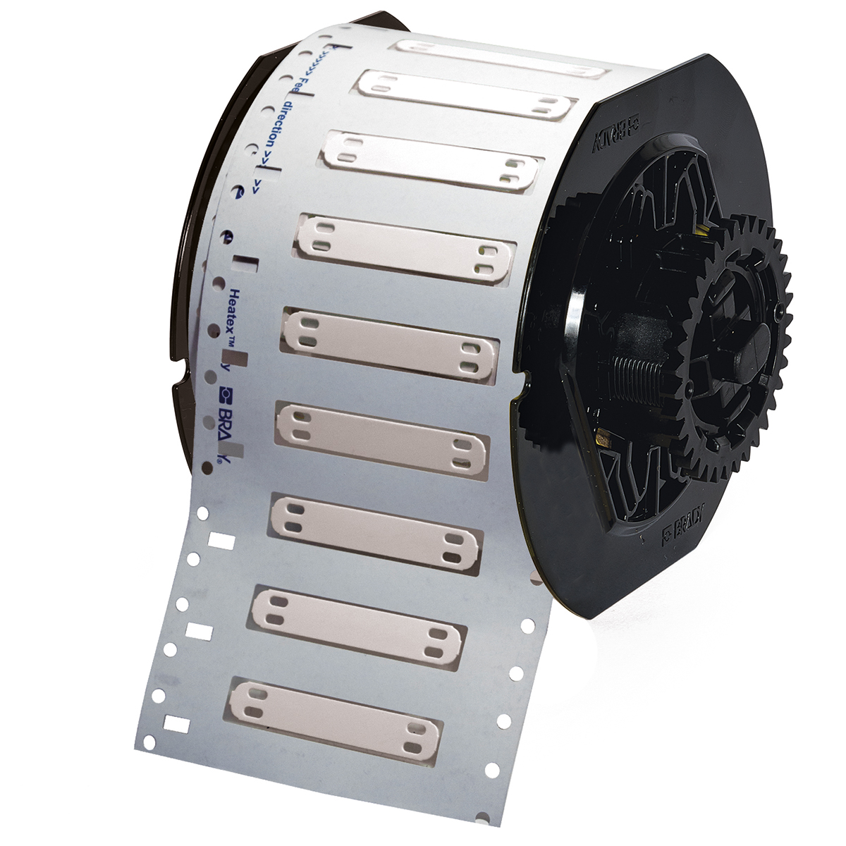 195554-B33-6010-7643-WT Heatex-kabelmerkers voor BBP33/i3300-printers, 60,00 mm (B) x 10,00 mm (H), Wit 195554-B33-6010-7643-WT Heatex-kabelmerkers voor BBP33/i3300-printers, 60,00 mm (B) x 10,00 mm (H), Wit