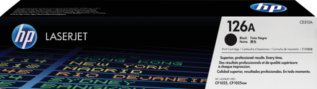 Toner cartridge HP CE310A 126A black