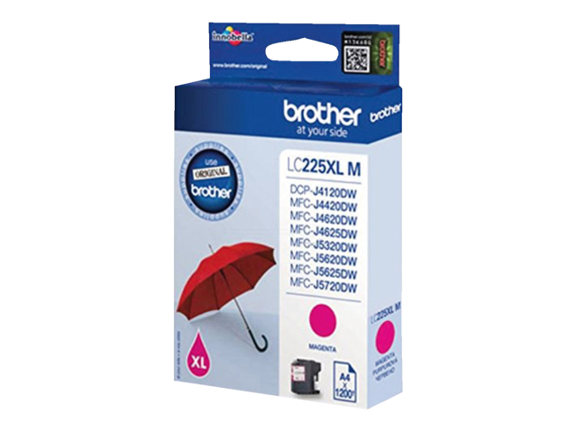 INKTCARTRIDGE BROTHER LC-225XLM ROOD