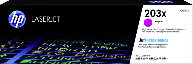 2898062 tonercartridge hp 203x cf543x 2.5k rood