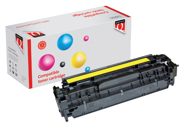 Tonercartridge Quantore alternatief tbv HP CE412A 305A geel Tonercartridge Quantore alternatief tbv HP CE412A 305A geel
