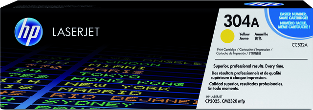Toner cartridge HP CC532A 304A yellow Toner cartridge HP CC532A 304A yellow