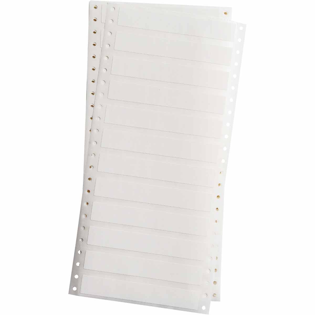 027337_DAT-137-502-10 DaTab Dot Matrix Beprintbare Labels, 12,70 mm (B) x 19,05 mm (H), Wit