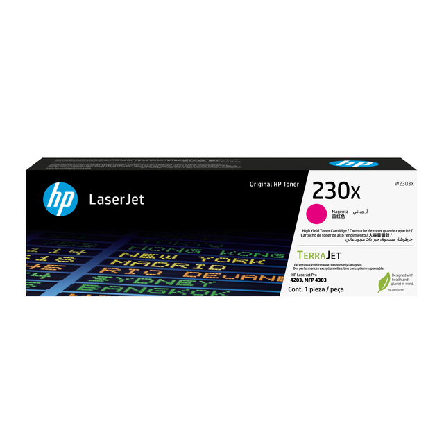 Toner cartridge HP W2303X 230X red