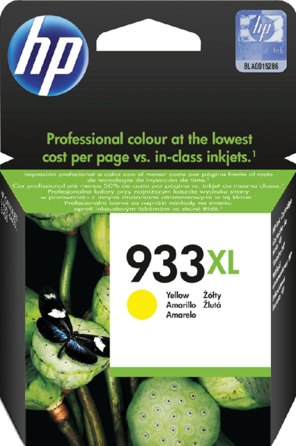 Ink cartridge HP CN056AE 933XL yellow