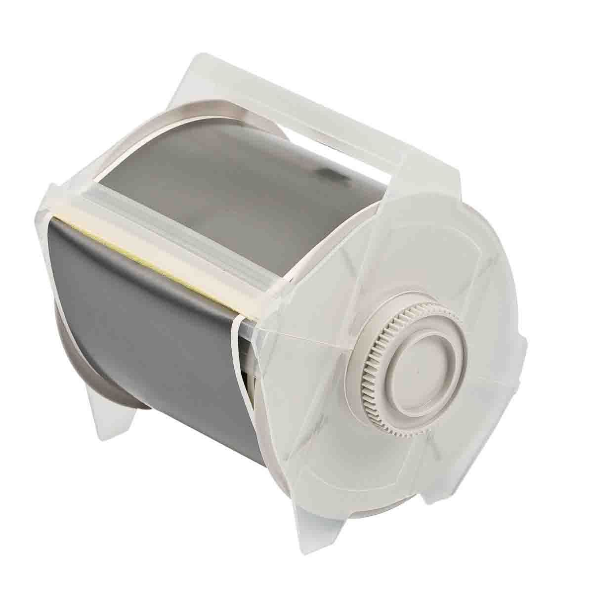113143_GLOBALMARK VINYL B595 GREY 100MM GlobalMark vinyl tape voor binnen-/buitengebruik, 101,60 mm (B) x 30,48 m (L), Grijs