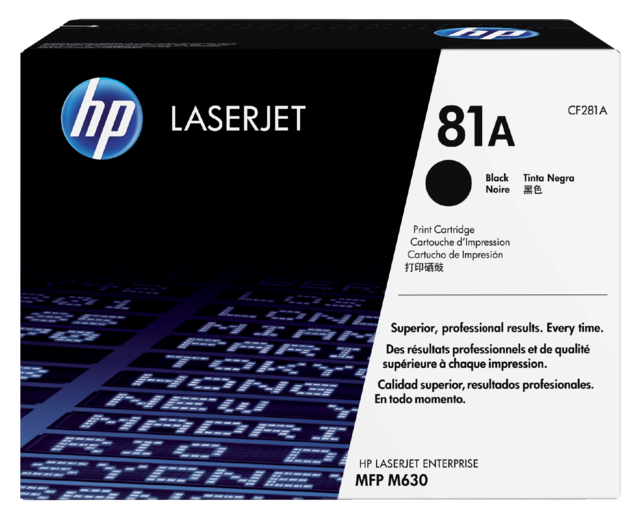 Toner cartridge HP CF281A 81A black Toner cartridge HP CF281A 81A black