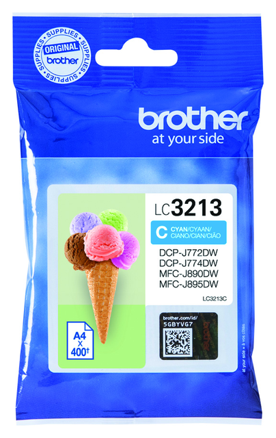 LC3213C inkcartridge brother lc-3213 blauw hc