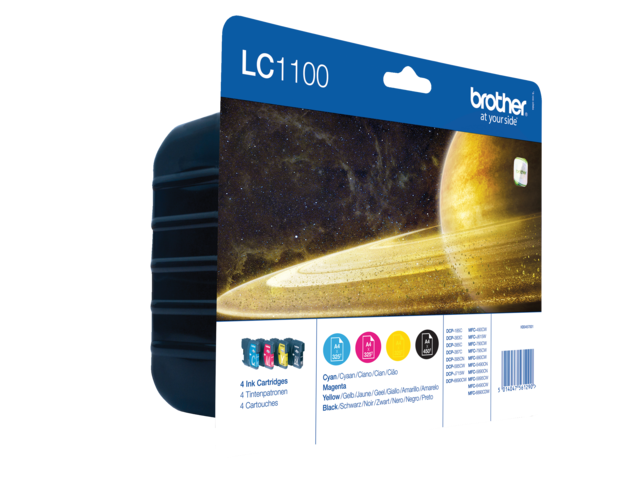 LC1100VALBP inkcartridge brother lc-1100 zwart 3 kleuren