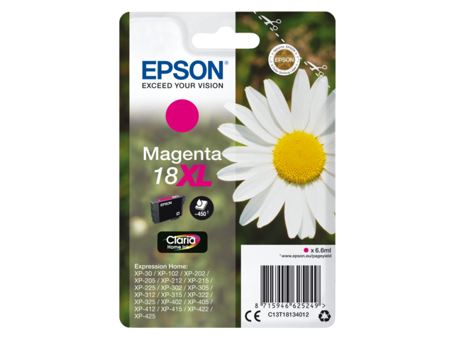 2666421 inkcartridge epson 18xl t1813 rood